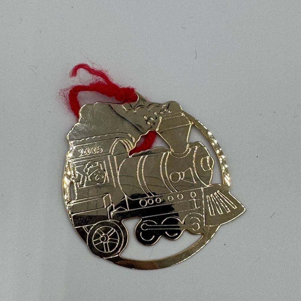 1999 Gloria Duchin | Children's Train Ornament 2005 On Train‎ Usa 🇺🇸